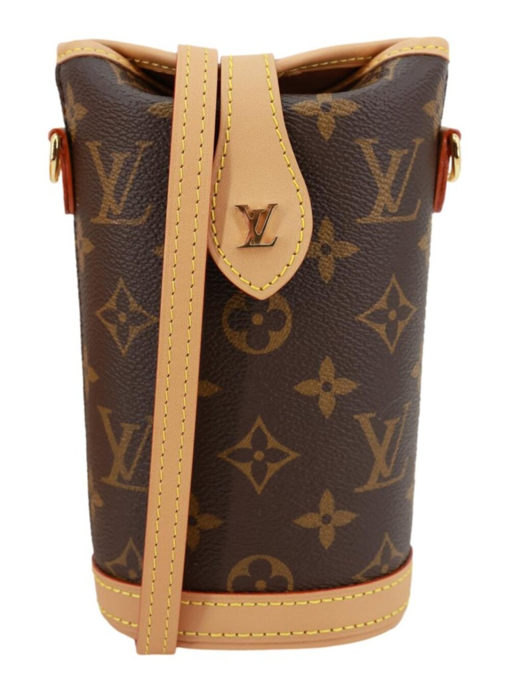Louis Vuitton  Fold Me Pouch Monogram Canvas Shoulder Bag Brown